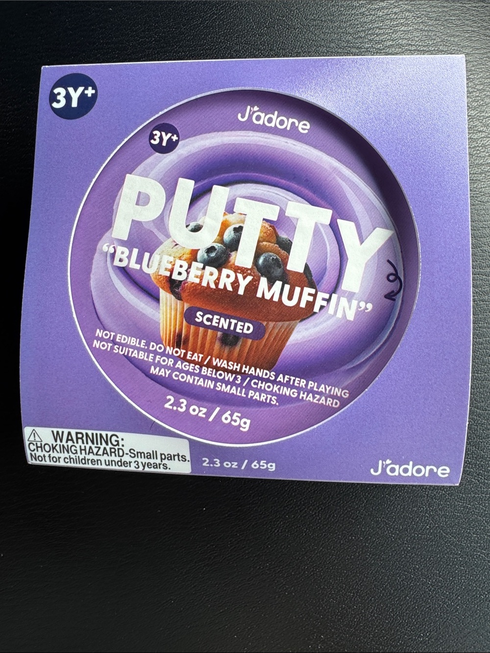 JAdore Blueberry Muffin Scented Putty — Purple